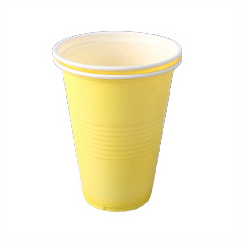 Disposable Plastic Cups Double-layer Plastic Cup Table Tennis Set Two-color  Cup Beer Game Party Cup - Temu