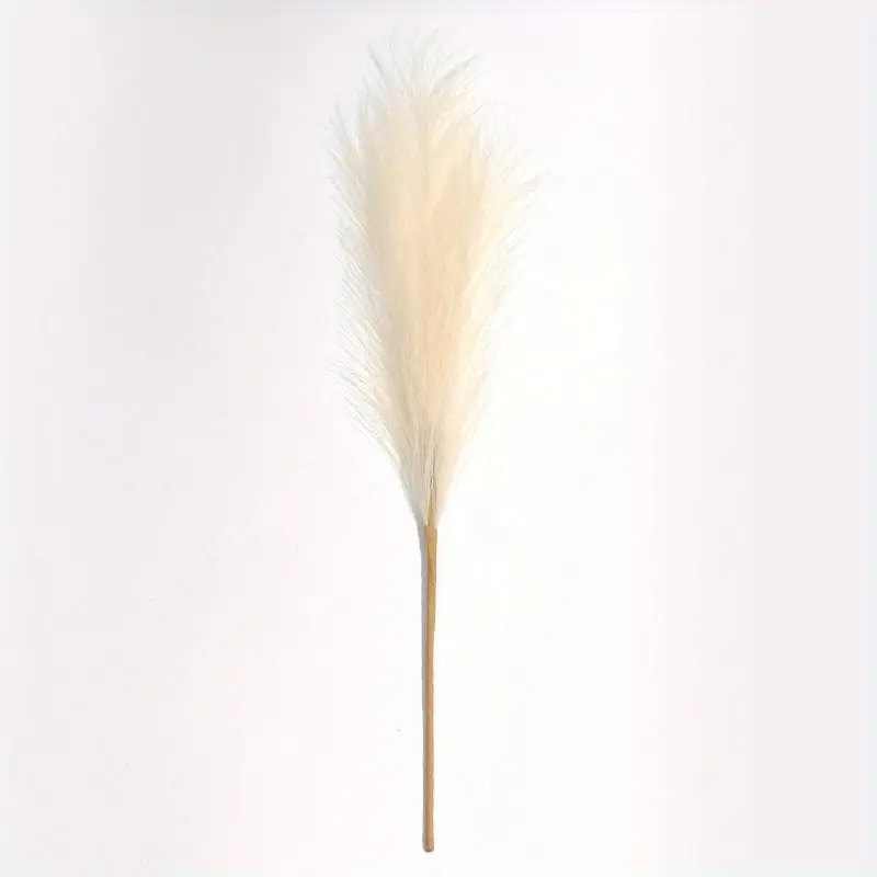 1pc Faux Pampas Grass 23 2 5cm Artificial Pampas Grass Fluffy Pompous