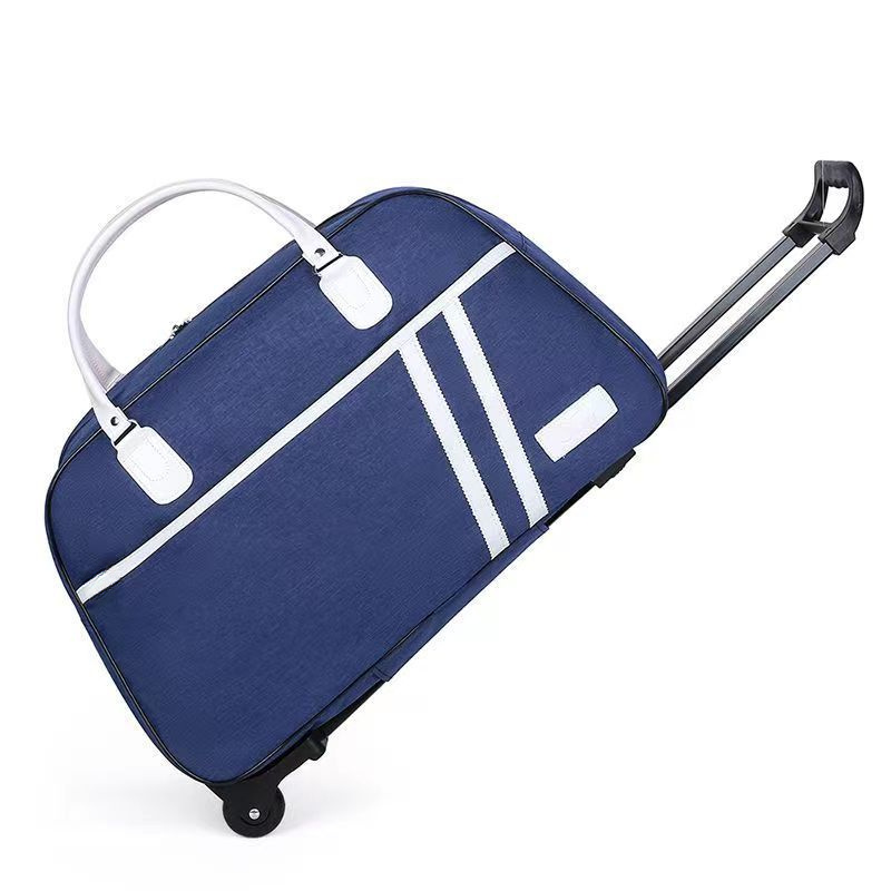 Travel Luggage Trolley Case, Large Capacity Duffle Bag With Wheels,  Portable Travel Storage Bag - Temu