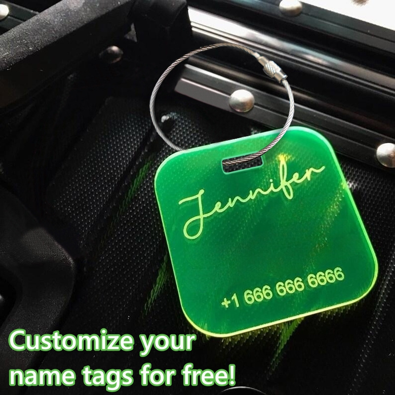 Fishing Luggage Tag | Personalized Bag Tag G03 - 2 Sizes