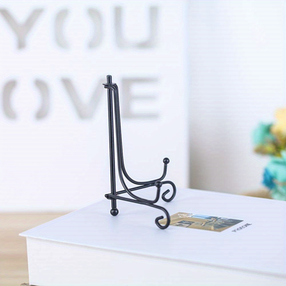 Plate Stands for Display - Iron Easel Stand Plate Holder Display Stand  Picture Frame Stand for Pictures | Photo|Decorative Plate |Dish | Tabletop  Art