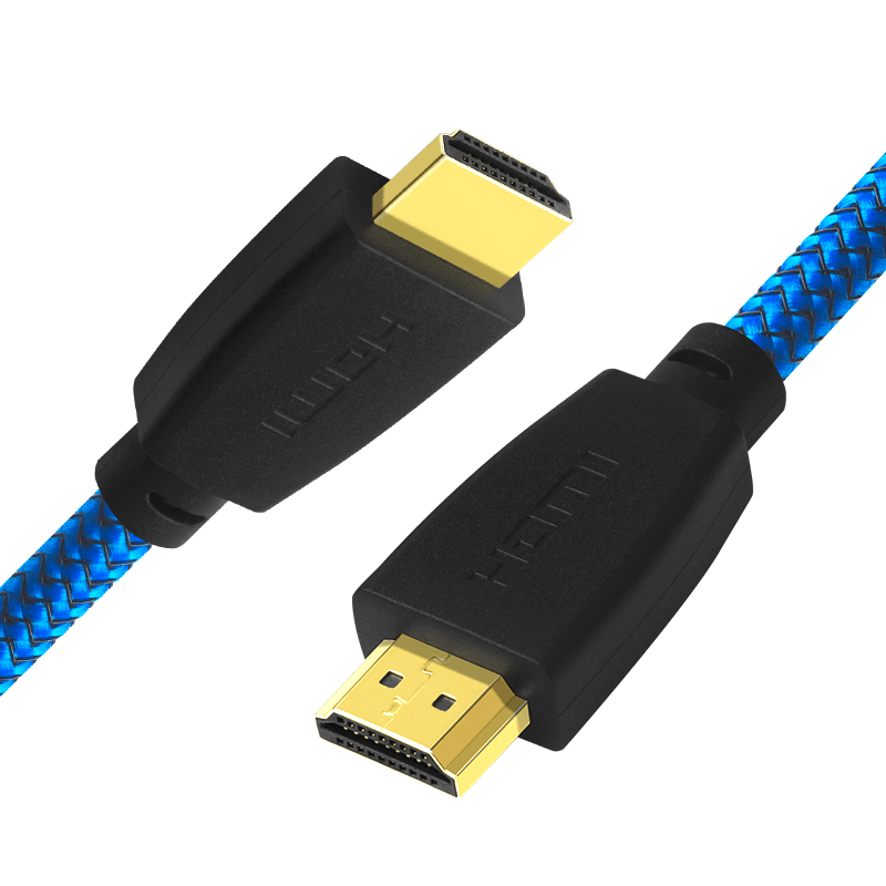 Câble HDMI 2 mètres - HDMI 2.0– 4K @ 60Hz - Nylon tressé
