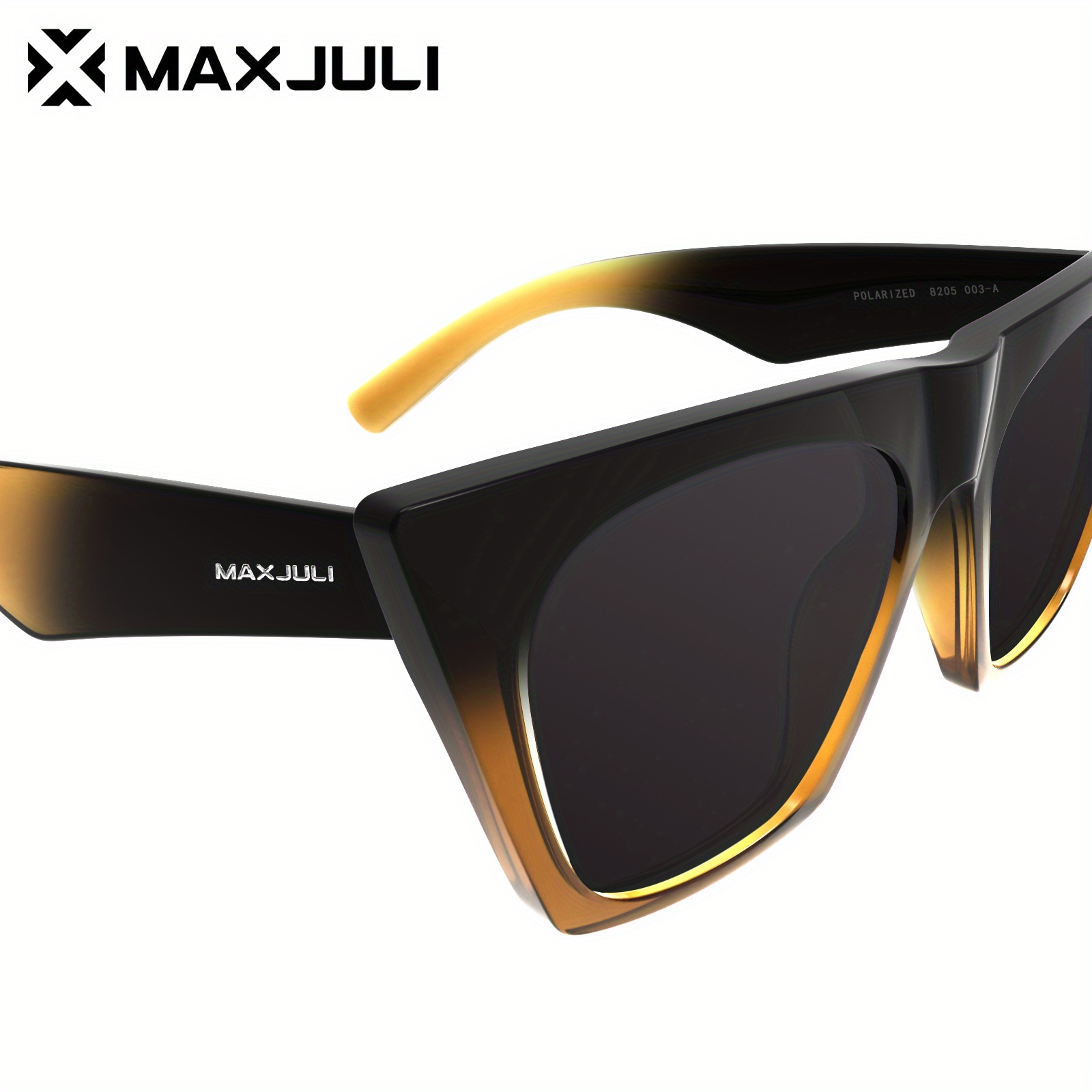 MAXJULI XXL Size Extra Large Polarized Sunglasses for Men with Big Wide  Heads Metal Glasses lentes de sol para hombre 8221