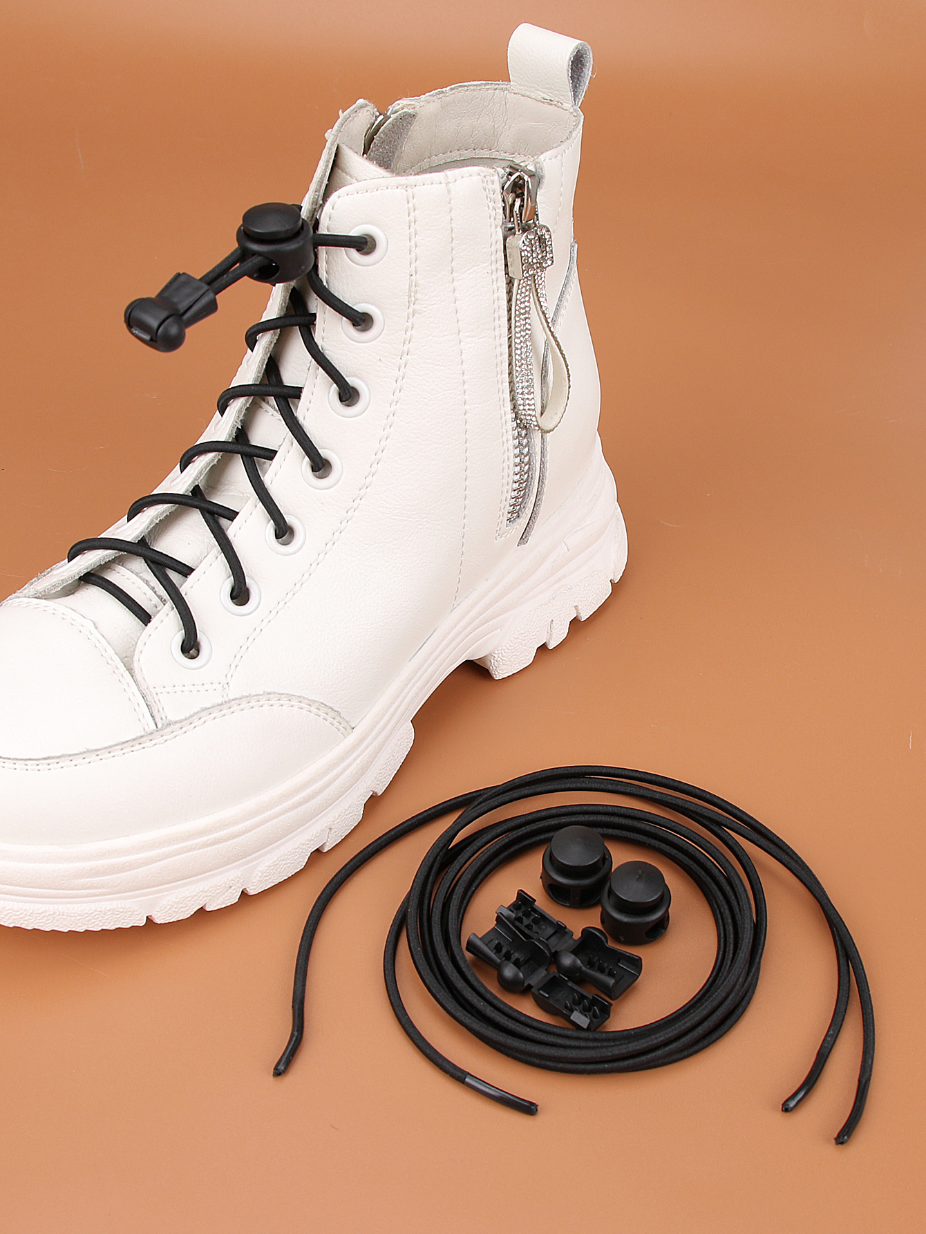 No tie clearance shoelaces for boots