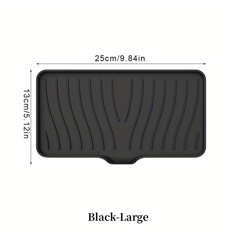 Silicone Drain Soap Dish Self Draining Soap Tray Anti-slip Storage Rack