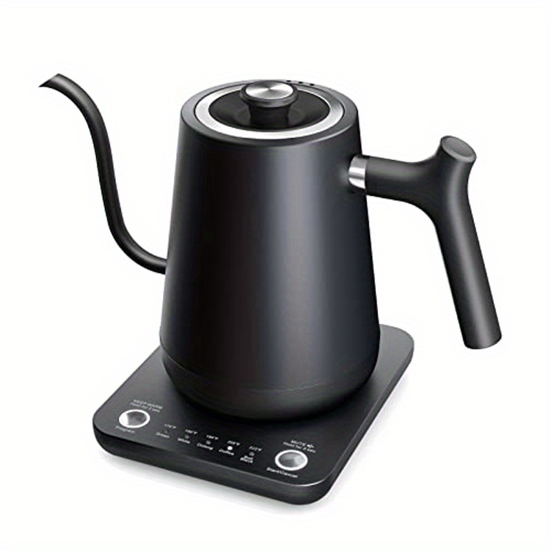 Electric Stainless Steel Gooseneck Kettle Hand Brew Coffee Pot