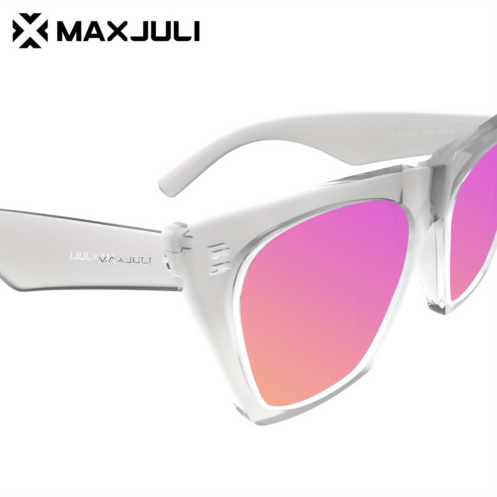 MAXJULI Polarized Big Sunglasses for Men Women with Big Heads UV 400  Protection 8125