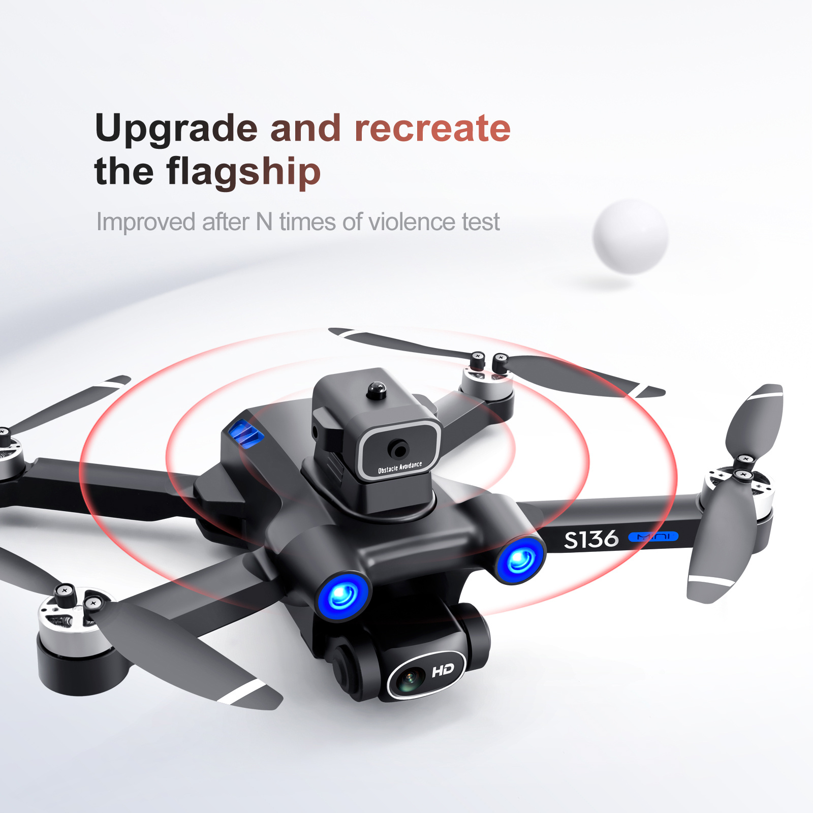 gps positioning drone with brushless motor headless mode intelligent obstacle avoidance optical flow positioning a key return ultra long range intelligent following strong wind resistance details 2