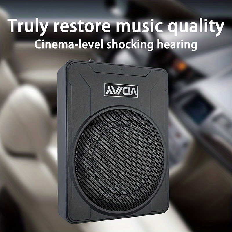 ¡Mejora El Audio De Tu Coche Con El Subwoofer Ultrafino Activo De Alta  Potencia De 10 Pulgadas Y 12V De QMF!