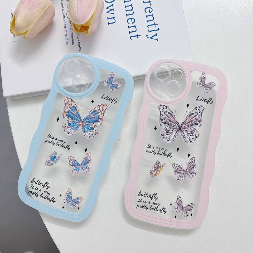 Mobile Phone Case Summer Butterfly Iphone 14 13 12 11 - Temu United Kingdom