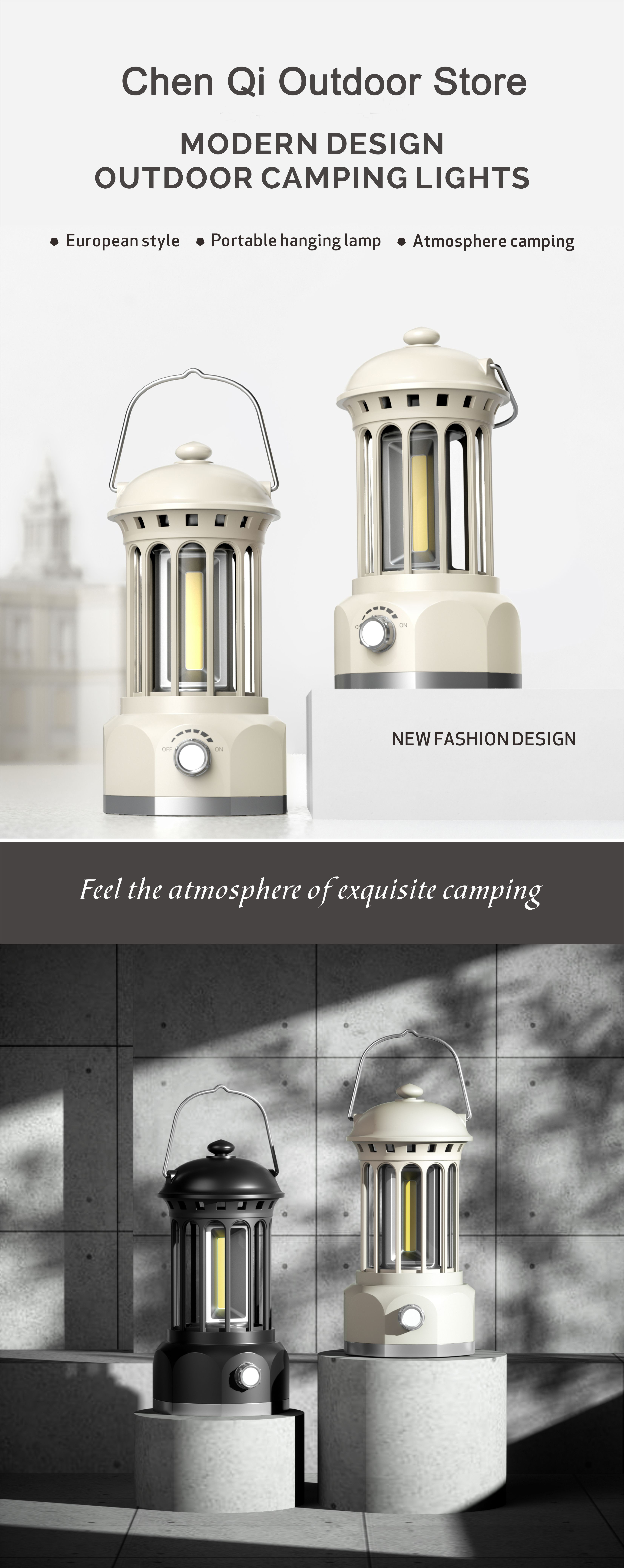 Portable Retro Camping Lantern Rechargeable Led Handle - Temu