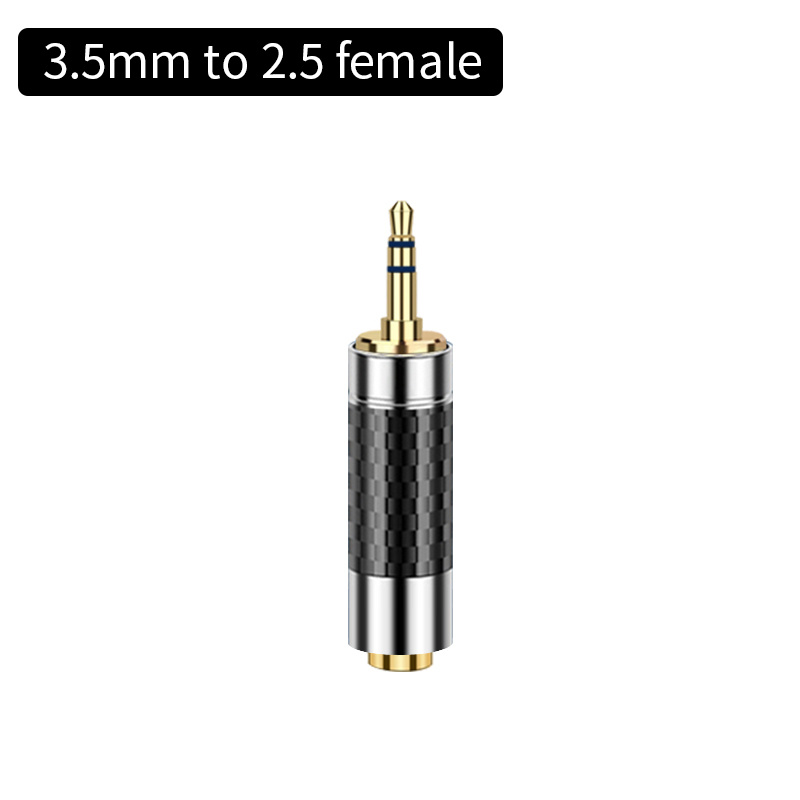 Aux Audio Adapter 3.5mm 6.5mm Male to 3.5mm 2.5mm Female Stereo