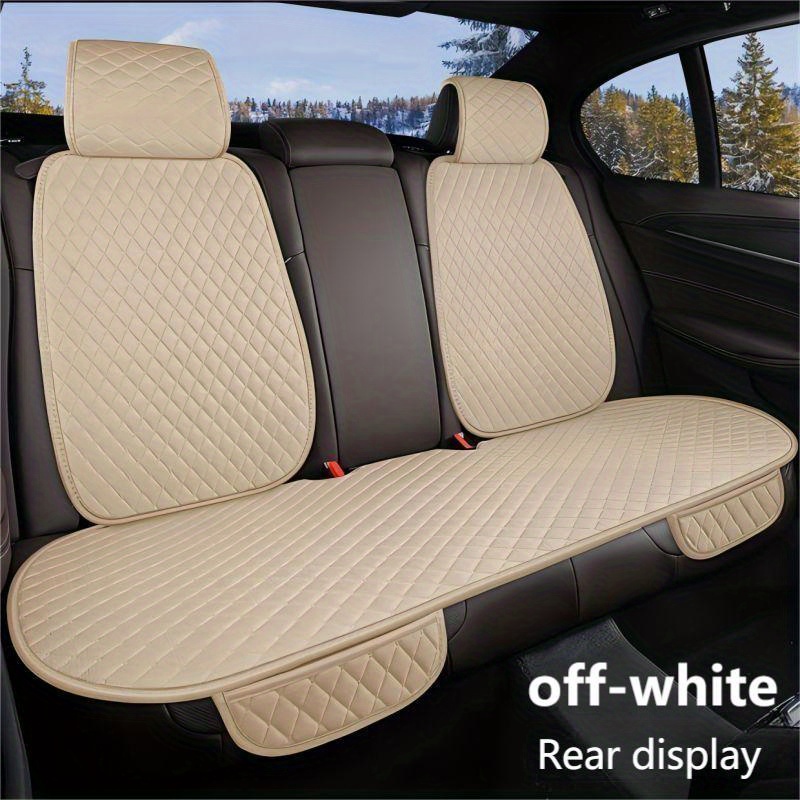 Pack of 3 Car Seat Cushions, Universal Linen Seat Covers, Non-Slip Car  Front Seat and Back Seat Cushion, Breathable Car Seat Cushion, Seat Covers  for Car Seat, Office Chair 