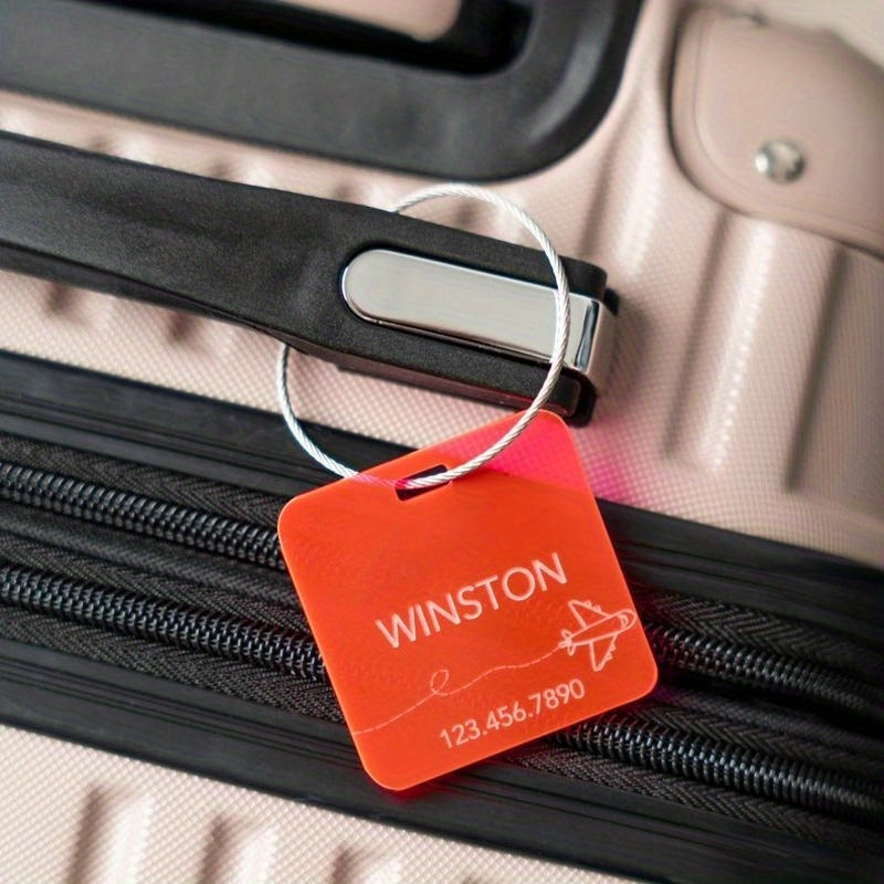 Suitcase Shaped Luggage Tag