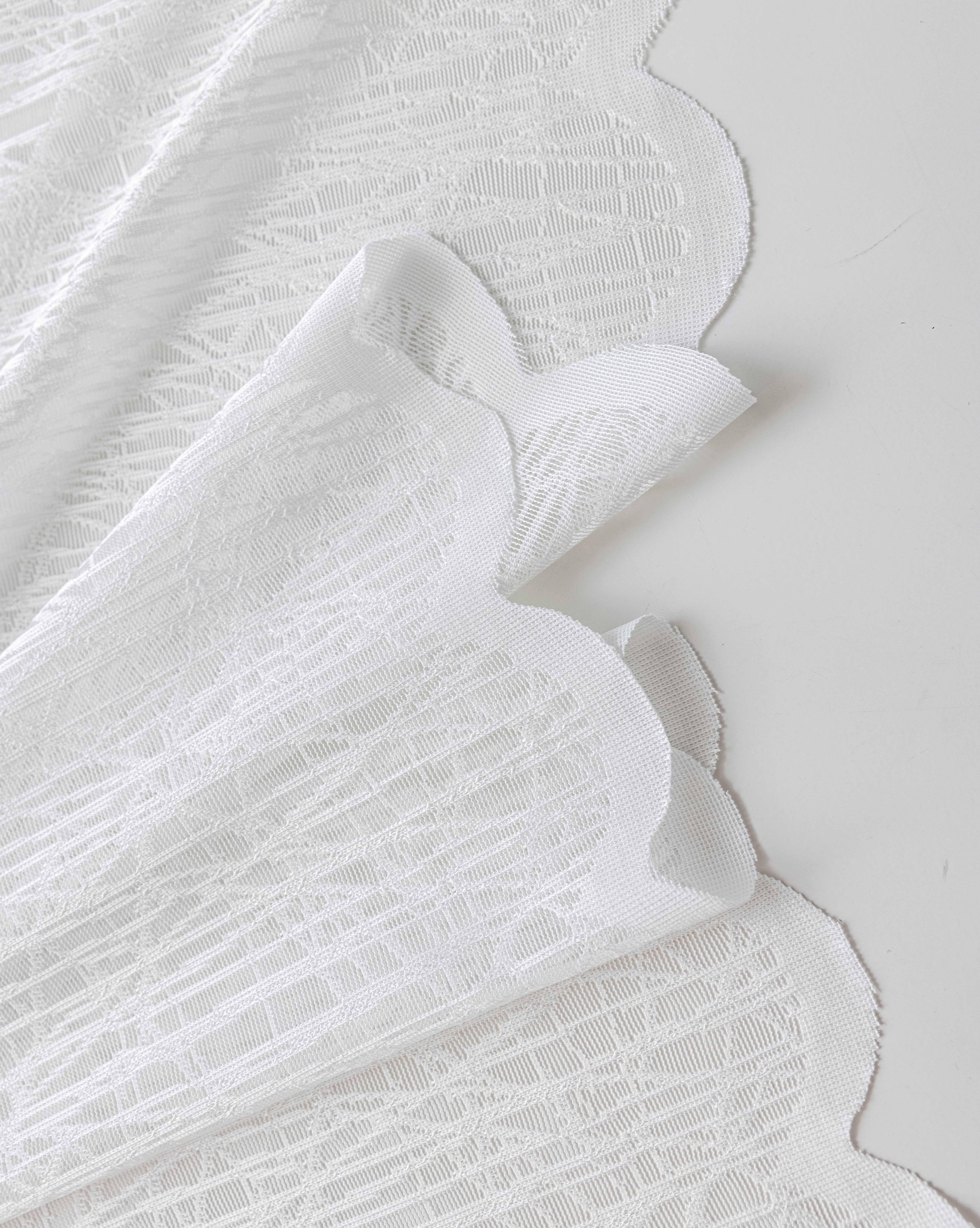 Grid Sheer Curtain Grommet Top Window Curtain Living Room Temu