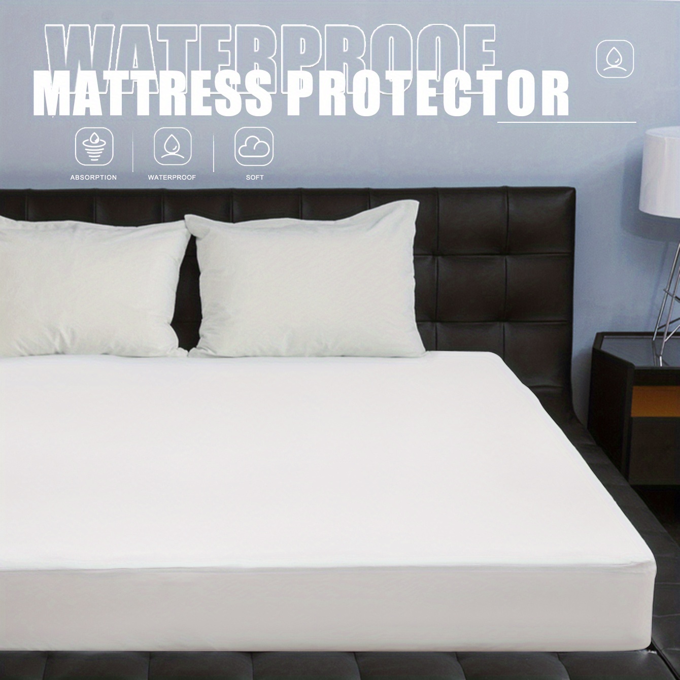 Safest Mattress Protector - Queen - College Dorm Room, New Home