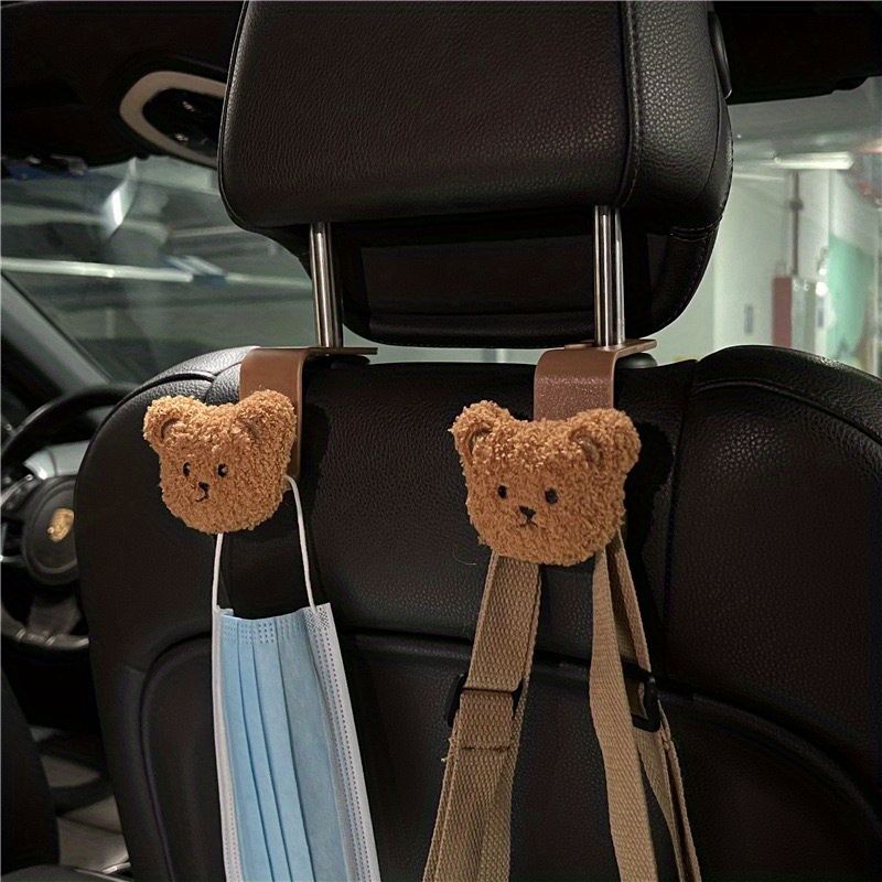 Car Storage Hook Bear Multi functional Decoration Car Seat - Temu