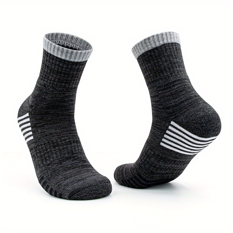 1 Par De Calcetines De Ciclismo Para Hombres, Calcetines Deportivos De  Compresión, Calcetines Transpirables Y Cómodos Con Absorción Del Sudor,  Calcetines Atléticos - Temu