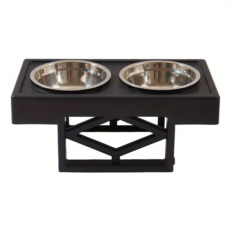 Elevated Dog Bowls with Slow Feeder,Raised Dog Bowl Stand for Large Dogs  Adjustable Height with