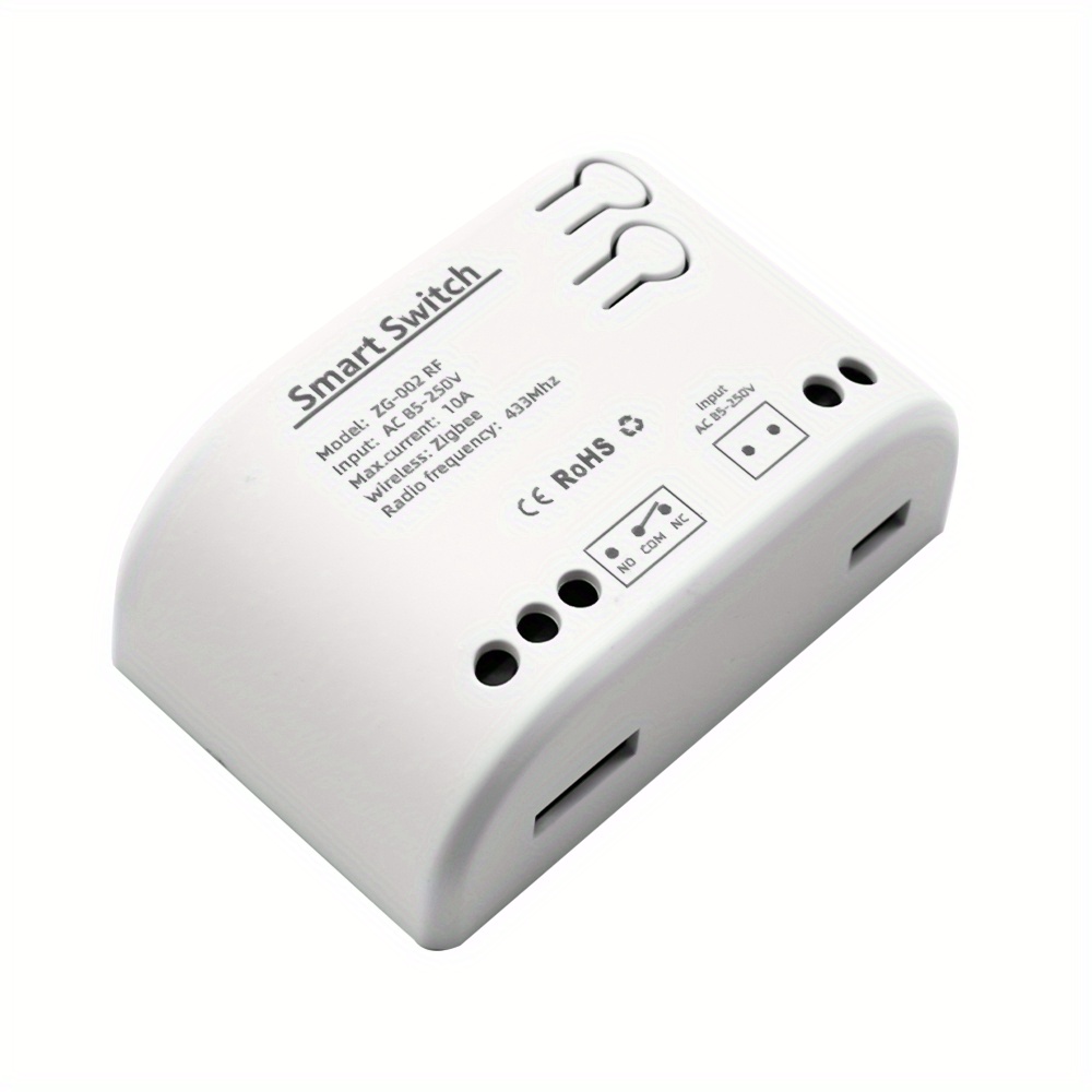 Interruptor inteligente Mini módulo de relé de interruptor inteligente  Zigbee de 1CH compatible con interruptor de Control de 2 vías para  automatización inteligente del hogar, funciona con Alexa Googl Irfora  Interruptor inteligente