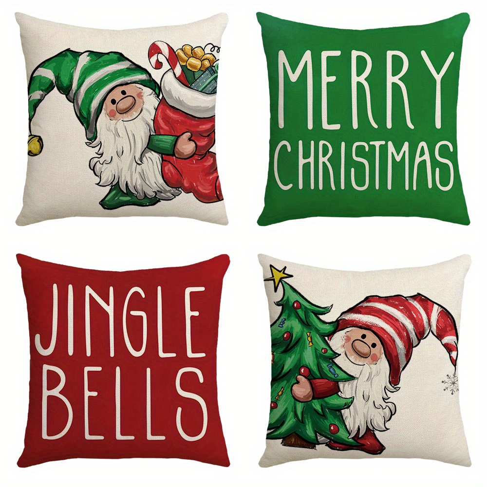 Red and green christmas pillows new arrivals