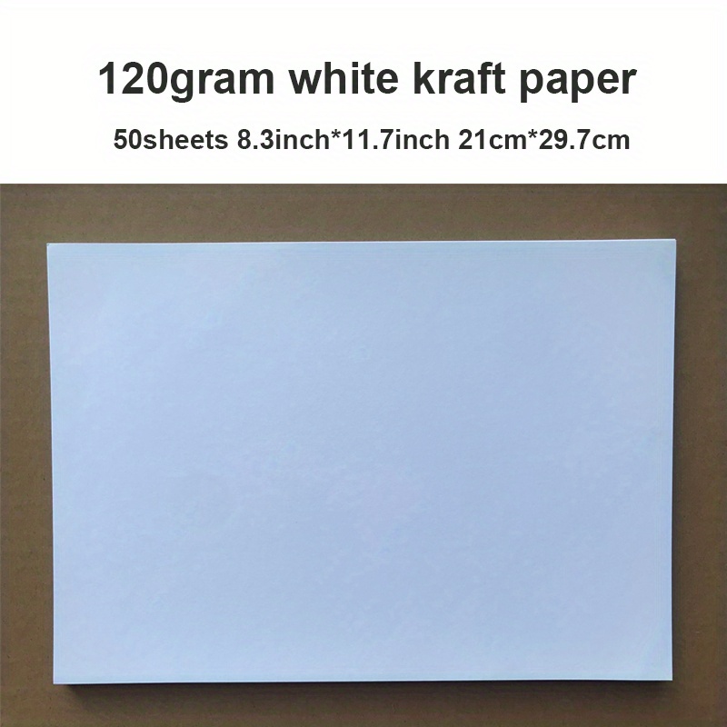 100pcs A4 Black Thickened Kraft Paper Paperboard Cardboard Blank DIY Painting Drawing Paper Black (150gsm), Size: 29.7