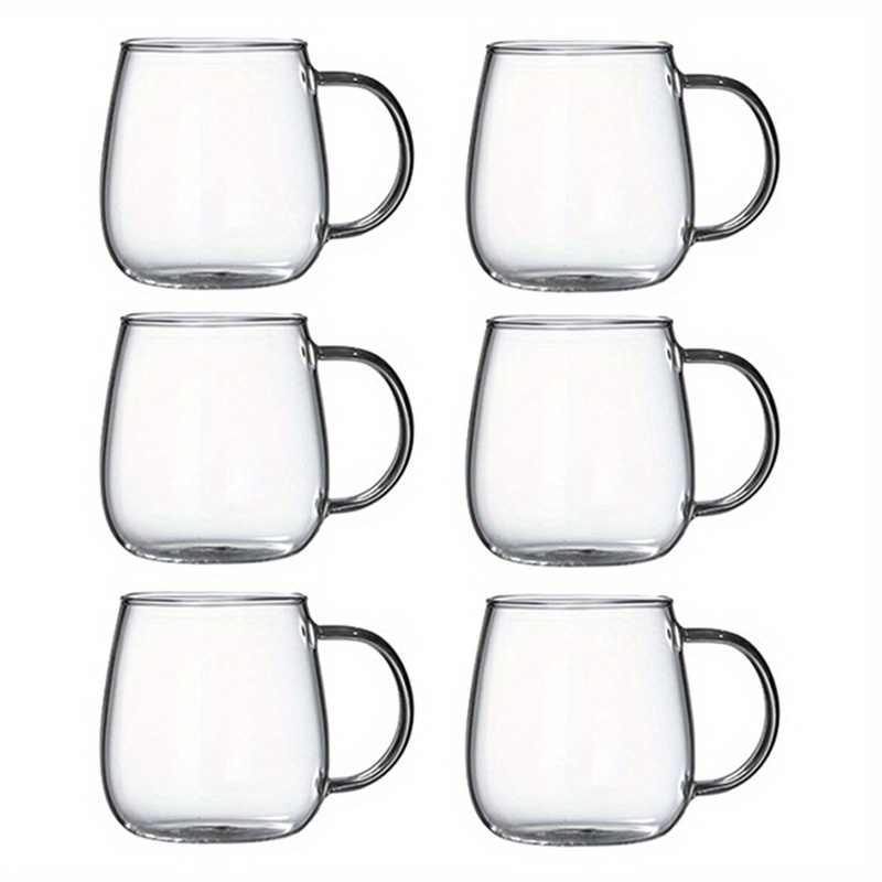 Double Wall Glass Coffee Cup Heat Resistant Transparent Glass Cups Milk Tea  Whiskey Cocktail Vodka Shot Wine Mug Tumbler Mugs