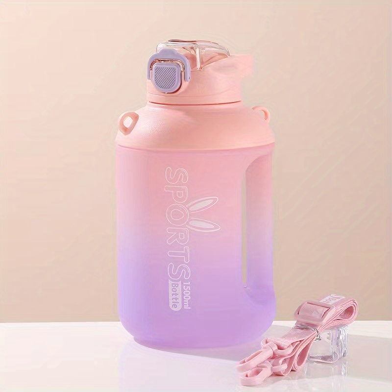 Half Gallon Large Capacity Water Bottle With Handle - Temu