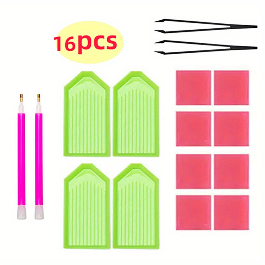 Artificial Diamond Painting Tool Kit Diy 5d Diamond - Temu