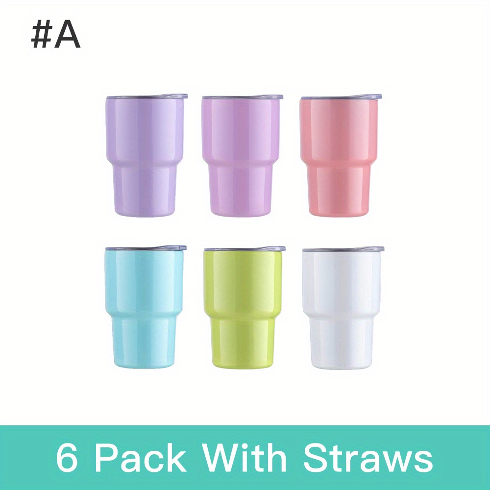 Tumbler Design Shot Cups With Straws, Stainless Steel Shot Glass With Lid  And Straw, Insulated Drinking Cup, For Bar, Pub, Club, Restaurant, Home  Use, Drinkware, Halloween Decor - Temu