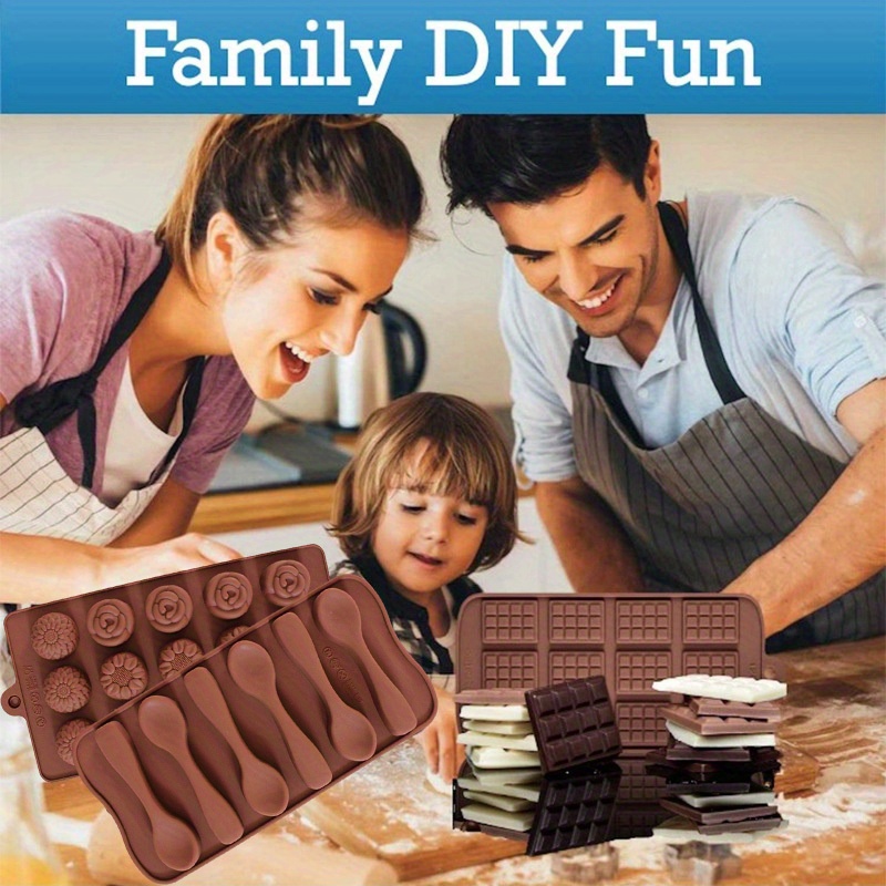Silicone Chocolate Moulds 6 Pieces Silicone Moulds for Chocolate