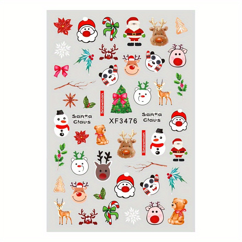 Botanical Christmas Stickers