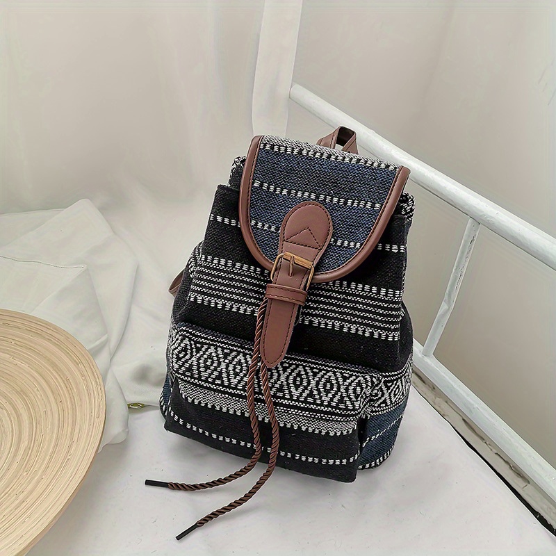 Tribal Flight Bag Vintage Brown