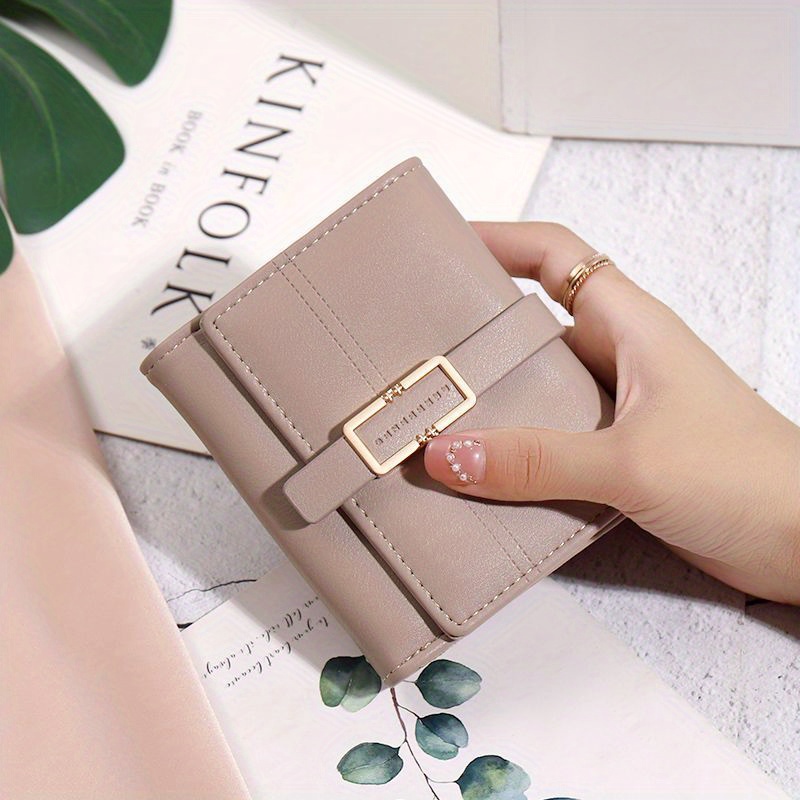 Women's Wallet, Niche Design, Elegant Fairy Short Wallet, Foldable Coin Purse, High-end Card Holder, Ladies' Wallet