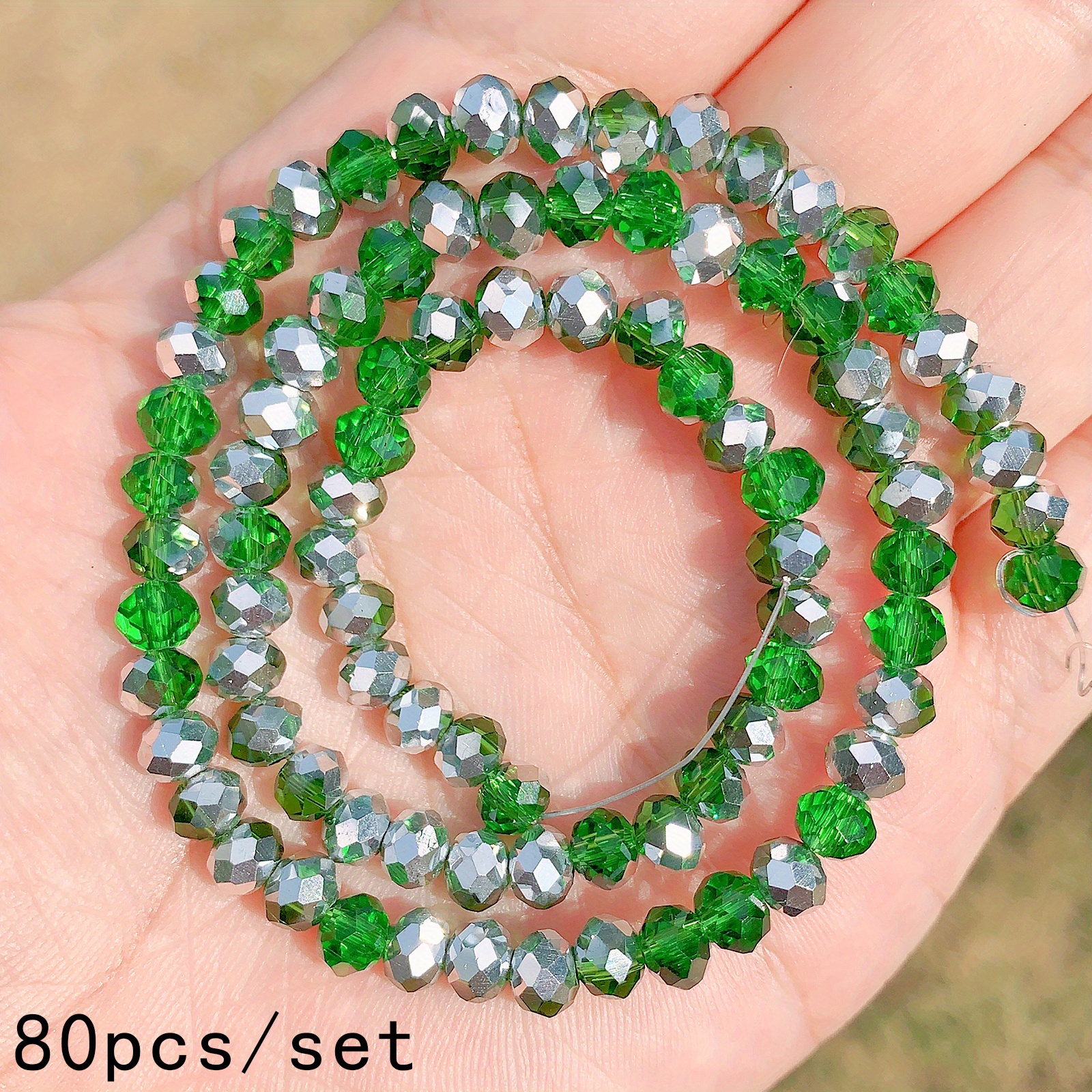 4x6mm Crystal Rondelle Beads in many colours