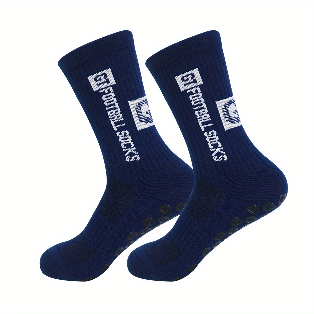 Grip Anti-Slip Socks (Navy) - Soccer Wearhouse