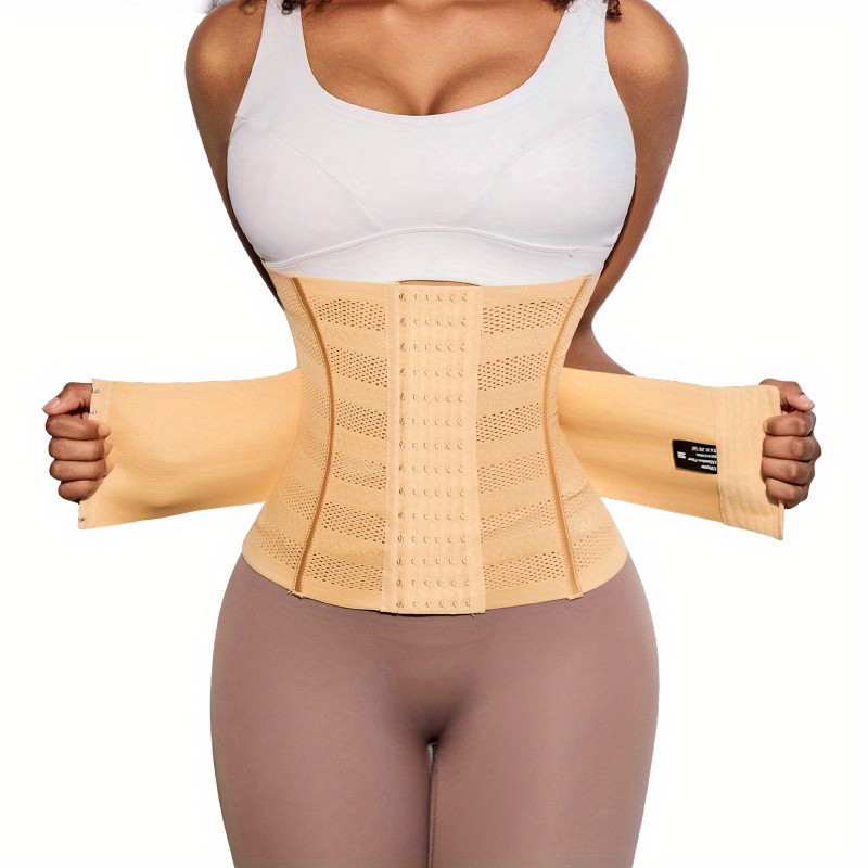 Fashion Waist Trainer Body Shaper For Women Tummy Control Wrap Waist  Trimmer Belt Slimming Corset Shapewear Adjustable Back Brace @ Best Price  Online