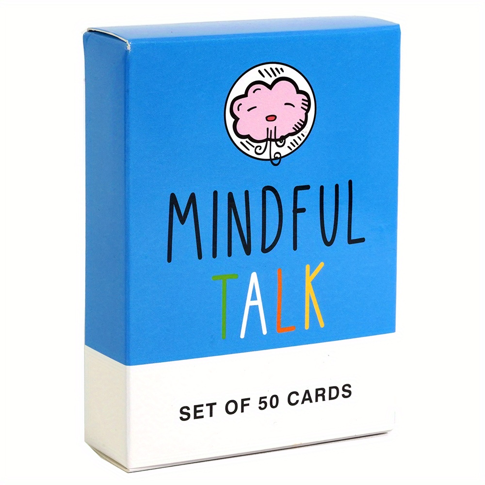 Mindfulness Talk Card Game School Mindfulness Game Kids - Temu