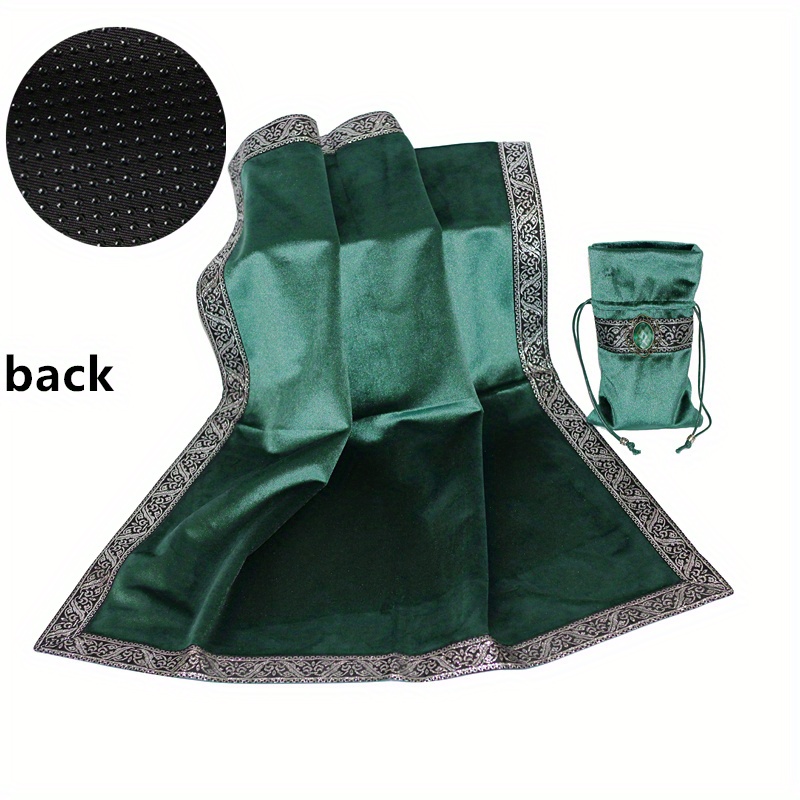 2pcs Large Size Velvet Tarot Cloth and Bag Set 65X65CM