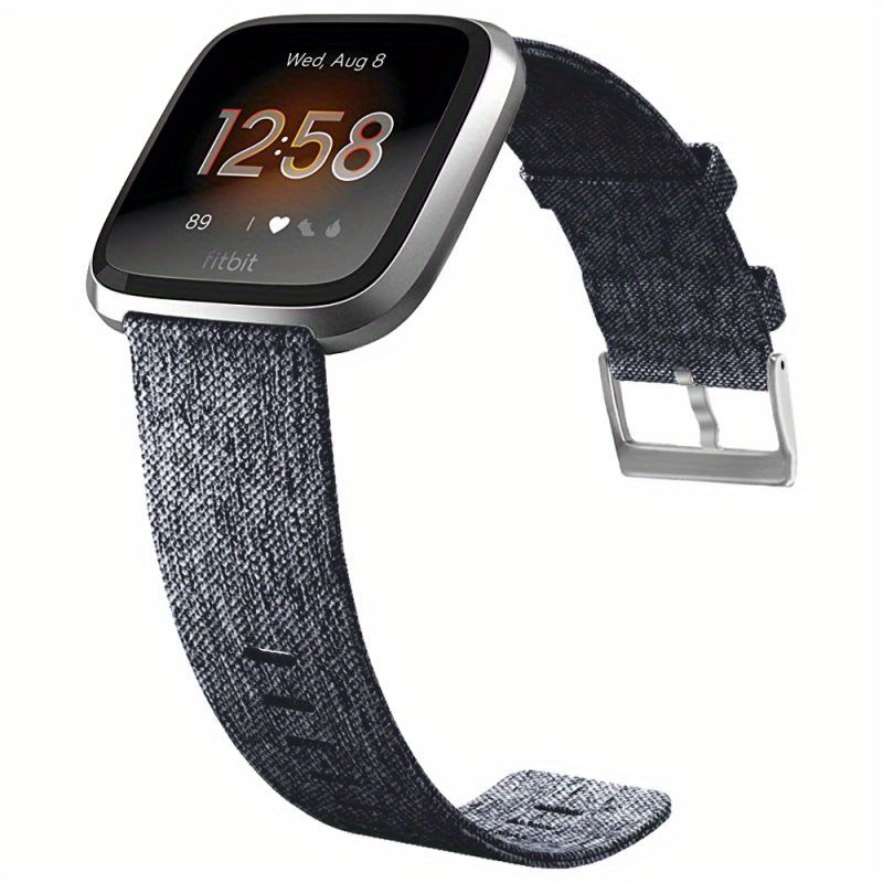 Fitbit versa hotsell charcoal woven band