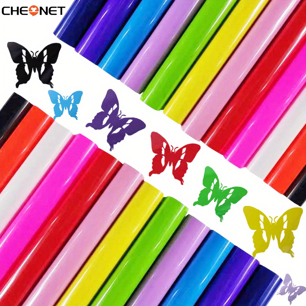 1roll 4.72X60.24inch Self Adhesive Vinyl For Cricut Colorful DIY Sticker  Film For Decor Sticker, Car Decal, Scrapbooking, Signs