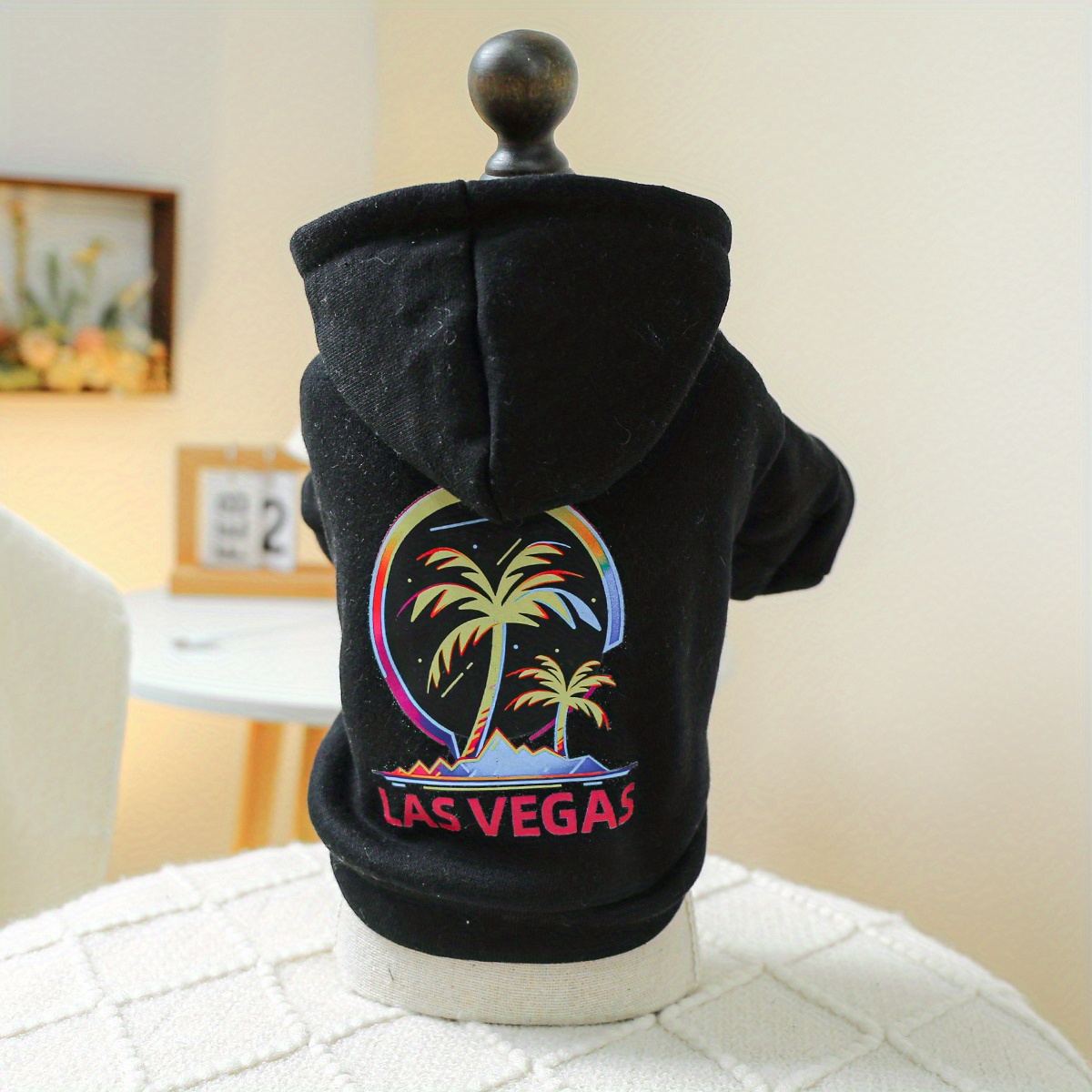 las Vegas Beach Graphic Pet Sweater For Autumn And Winter Dog Warm Clothes  - Temu Ireland