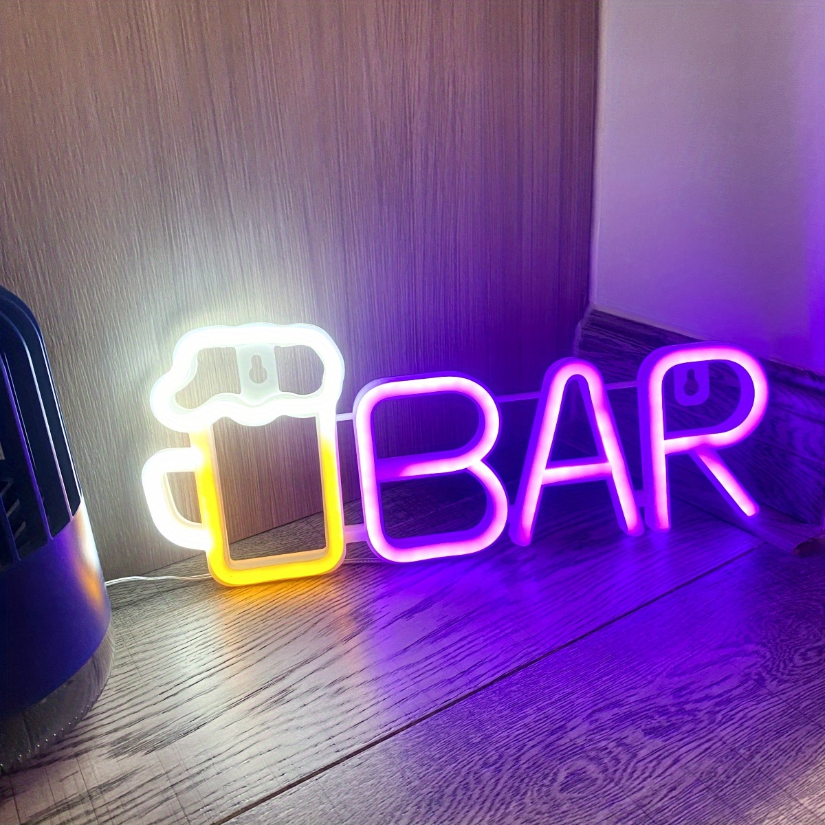 Letrero de Neón de Copa de Vino Bar Neon Sign Cartel Luminoso LED
