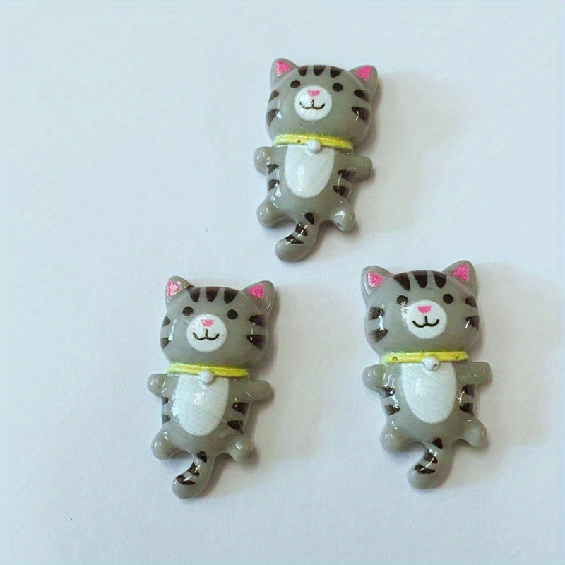 Cat Sitting Open Bezel Charm, Cute Pet Deco Frame for UV Resin Fillin, MiniatureSweet, Kawaii Resin Crafts, Decoden Cabochons Supplies