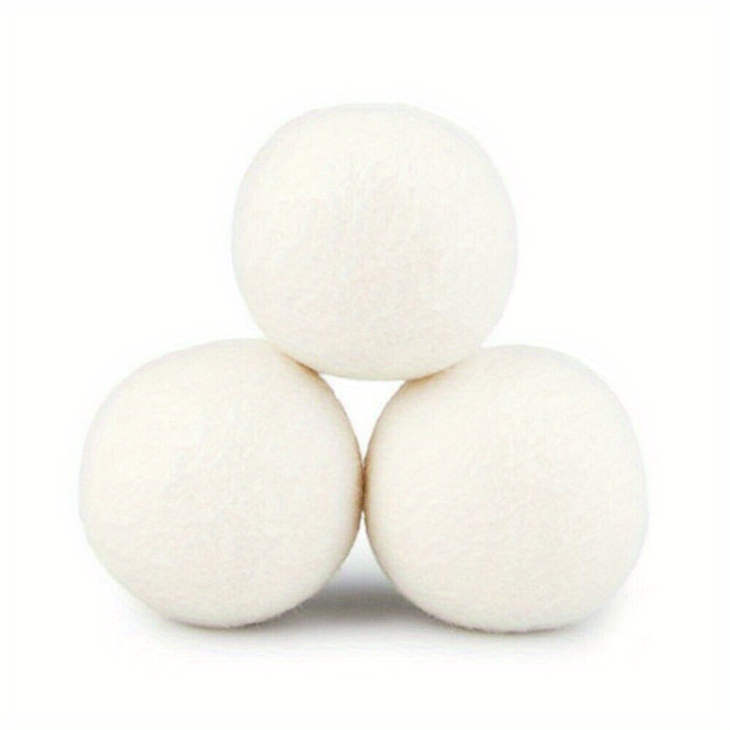 3/6 Pezzi, Premium Natural Wool Dryer Balls - Sostituiscono Le Lenzuola Per  Asciugatrice E L'ammorbidente - Palline Per Il Bucato Per L'asciugatrice -  Temu Italy