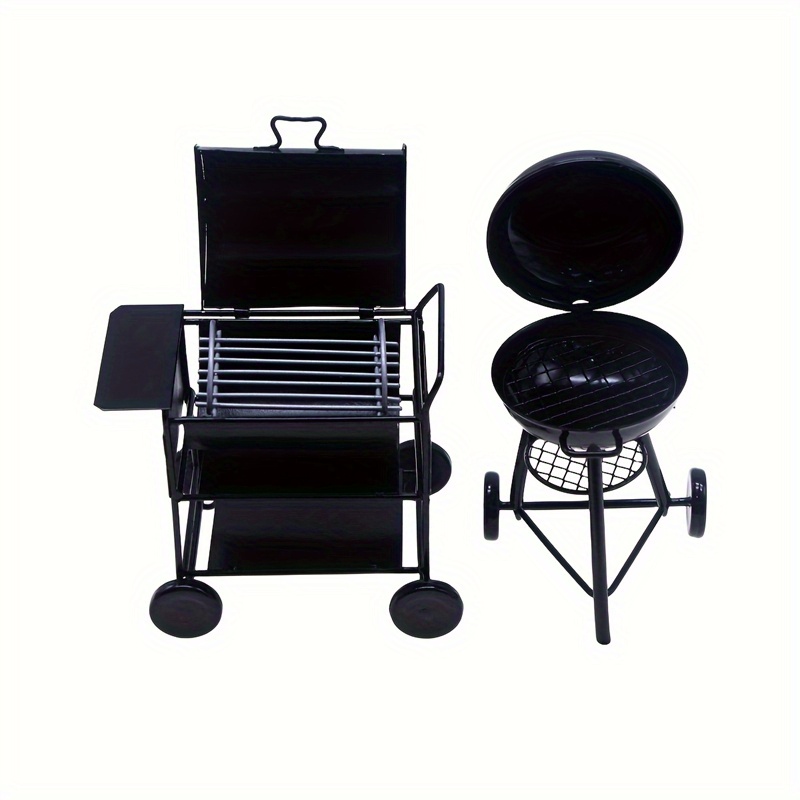 Miniature Simulated Black Barbecue Small Oven Dollhouse Toys Miniature  House Mini Cooking Appliances Outdoor Grills Mini Kitchen Cookware Mini  Kitchen Playing Prop - Temu