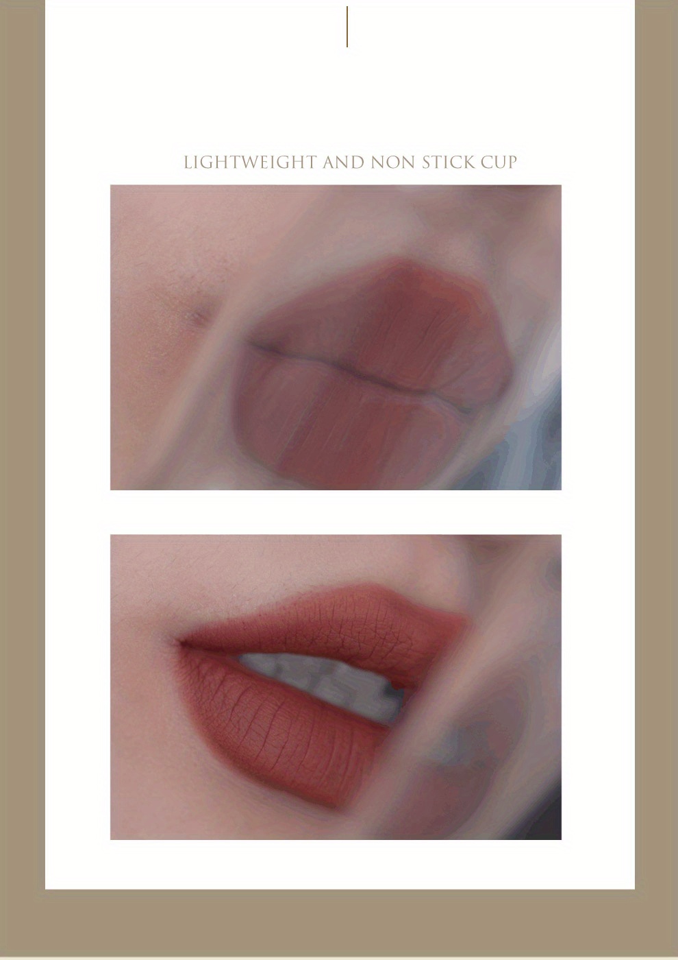 Lupefoto Velvet Non-stick Cup Lipstick Waterproof Non Dry Matte