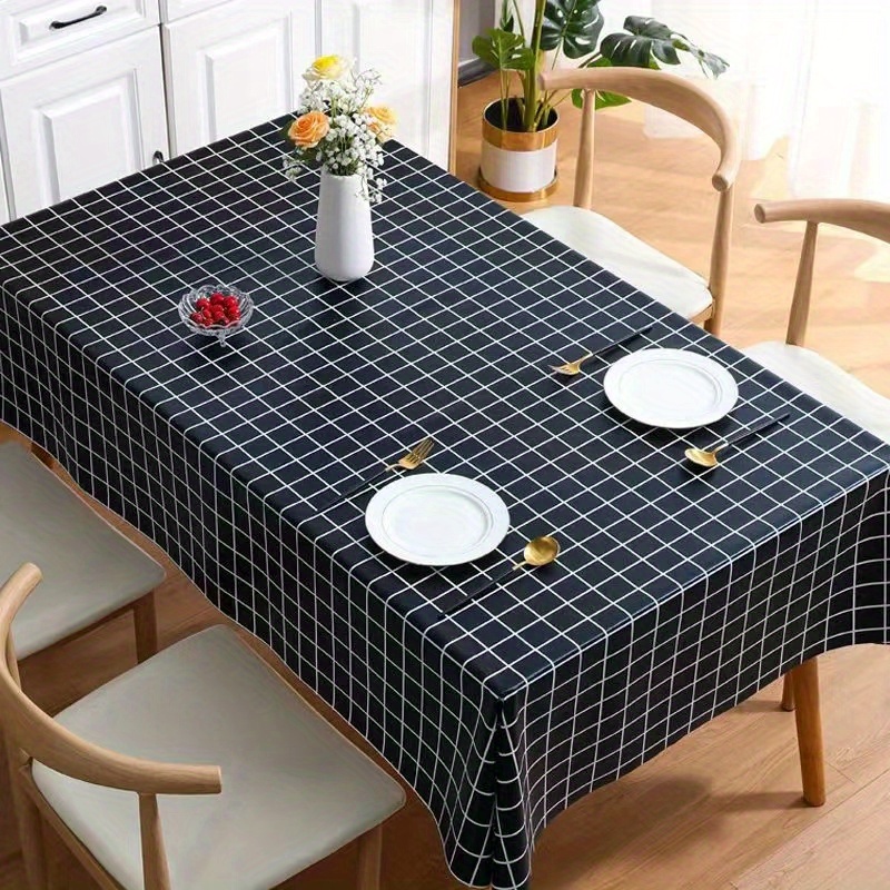 Acquista FEIJIEAST Copertura per tovaglia in PVC impermeabile per la casa,  sala da pranzo, cucina, tovaglia, decorazione, copertura per tavolo da  pranzo