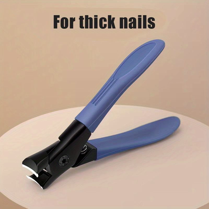 German Nail Clipper With File Adult Thick Toenail Fingernail Anti-splash  Large Nail Clipper Set - Temu