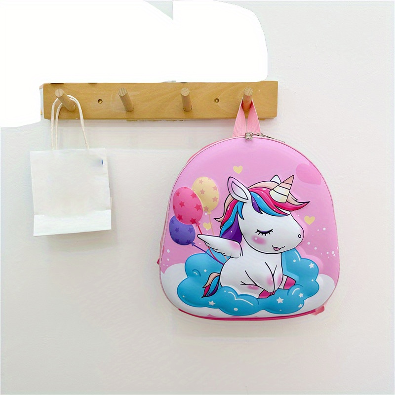 Unicorn Schoolbag Boys Girls Hard Shell Backpack